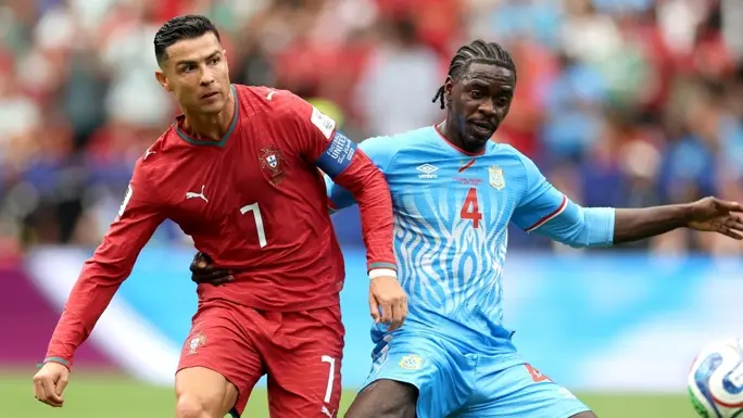 Com CR7 apático, Portugal apenas empata em 1x1 com RD Congo