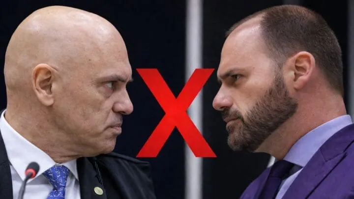 DPU diz ao STF que Moraes não pode julgar ação contra Eduardo Bolsonaro